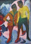 Ernst Ludwig Kirchner Two Brothers, china oil painting artist